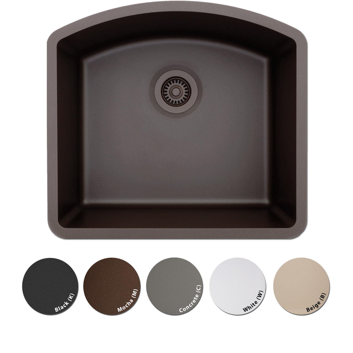 Lexicon Platinum 2321D Quartz Composite Sink