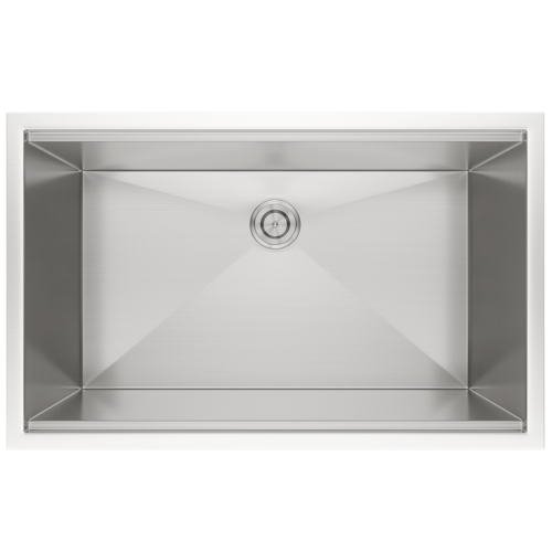 Wurkstation Professional 30" 18GA Single Bowl Stainless Steel Sink - Image 5